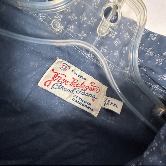 💕 True religion Men's Blue Shirt XXL - Picture 3 of 11